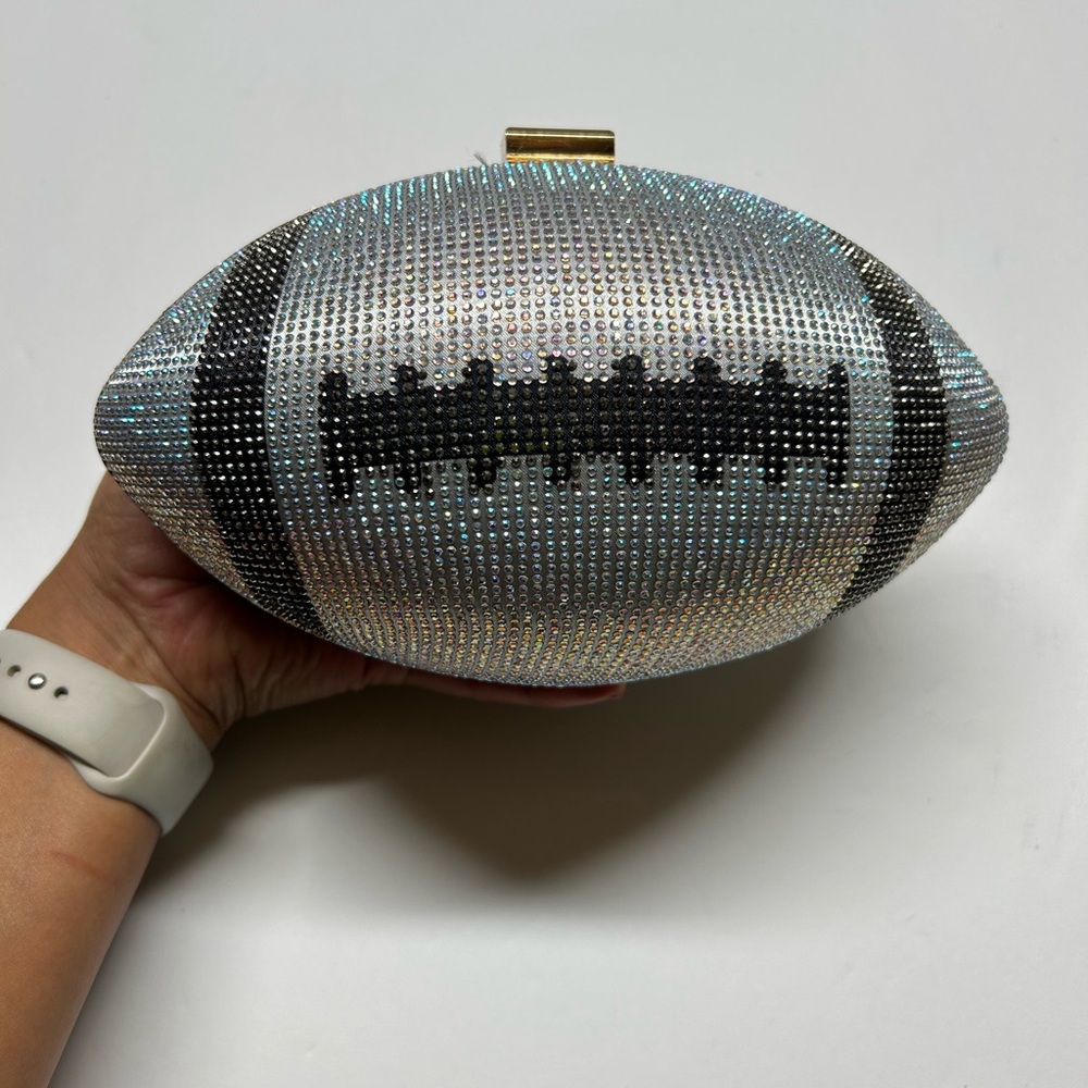 Aldo bedazzled football purse clutch NWT bag - Picture 4 of 9
